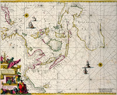 East Indies: Sea and coastal chart extending from Southern India to Japan by the way of the East Indian archipelago by Frederick de Wit